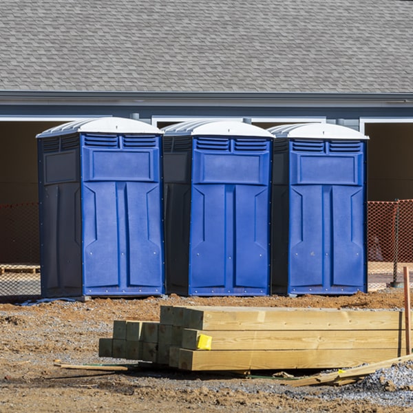 is there a specific order in which to place multiple portable restrooms in Bonnots Mill